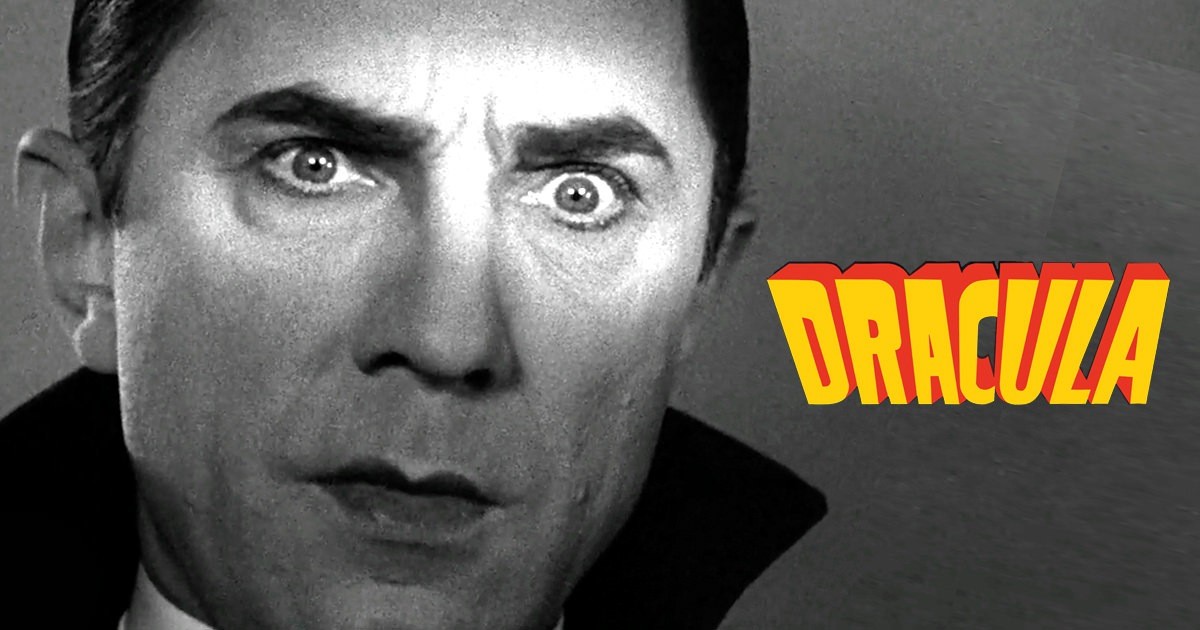 Dracula (1931) Movie Reaction Video - Mystery Supply Co. - Dracula's face and movie logo