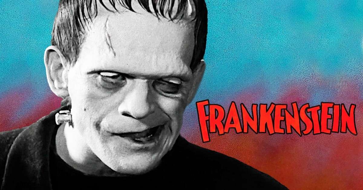 Frankenstein (1931) Movie Reaction Video - Mystery Supply Co. - Frankenstein's face and movie logo